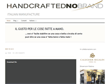 Tablet Screenshot of handcraftednobrand.com